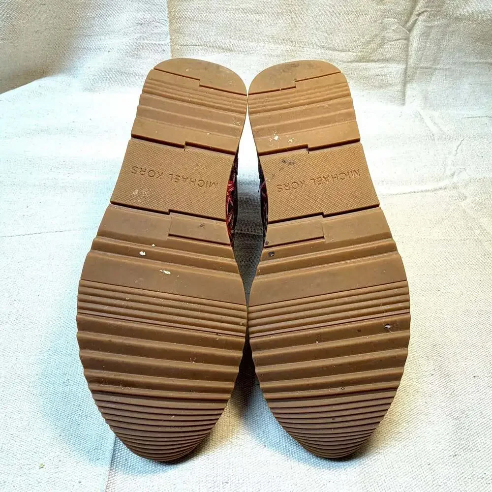 Michael Kors Allie Sig Semi Lux Sneakers Brown Multi